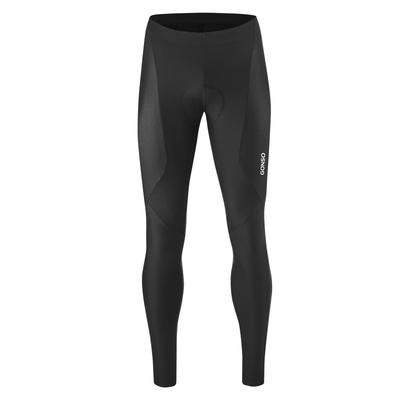 Fahrradhose GONSO "Essential Tight SC M", Herren, Gr. XL, Normalgrößen, schwarz, 78% Polyester; 22% Elasthan, Hosen, Herren Radhose lang, atmungsaktive Radlerhose, Sitzpolster, Tight Fit Image
