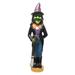 Haunted Hill Farm Haunted Broom Figurine Resin in Black/Blue/Indigo | 48 H x 12 W x 8.5 D in | Wayfair HHRS048-1WTC-MLT