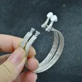 Boucles d'oreilles clip pour femmes faux piercings non percés sans trous d'oreille grand cercle