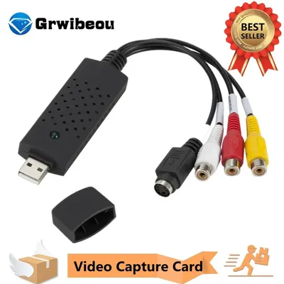 Convertisseur vidéo VHS vers numérique USB 2.0 carte de capture audio boîtier VHS magnétoscope