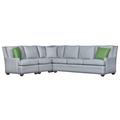 White Sectional - Vanguard Furniture American Bungalow 4-Piece Riverside L-Sectional Polyester/Cotton/Other Performance Fabrics | Wayfair