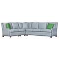 Gray Sectional - Vanguard Furniture American Bungalow 4-Piece Riverside L-Sectional Polyester/Cotton/Other Performance Fabrics | Wayfair