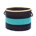 Charlton Home® Square Utility Fabric Basket Fabric in Green/Blue | 12 H x 18 W x 18 D in | Wayfair 352C323FBC2B436DA11673C3DF58F85F