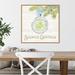 The Holiday Aisle® Vintage Christmas IV-Seasons Greetings By Tara Reed Canvas Art Framed Canvas in Green/White | 22 H x 22 W x 1.875 D in | Wayfair