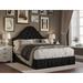 Lark Manor™ Aleid Tufted Standard Bed Upholstered/Metal/Polyester in Black | 57.9 H x 56.9 W x 79.7 D in | Wayfair 6571DF2CD61247AA8840B4B8B50B920E