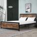 17 Stories Queen Platform Bed Metal | 41 H x 63 W x 82 D in | Wayfair 048EECFE508F43248E22FEECA71CA2CF