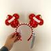 Disney Accessories | Disney Christmas Cookie Mickey Ears | Color: Red | Size: Os