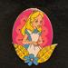 Disney Other | Alice In Wonderland Disney Trading Pin | Color: Blue/Pink | Size: Os