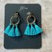 J. Crew Jewelry | J Crew Earings. | Color: Blue/Gold | Size: Os