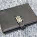 Gucci Bags | Gucci Notebook Cover Black Leather Agenda Schedule Note Book Made In Italy Auth | Color: Black | Size: Os