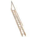 Dolle Amsterdam Wooden Space Saver Staircase Kit (Loft Stair) - Suitable for a Floor Height up to 2980mm