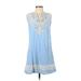 Sugar Lips Casual Dress: Blue Dresses - Women's Size X-Small