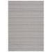 White 60 x 36 x 0.25 in Indoor Area Rug - Martha Stewart Rugs Striped Machine Woven Area Rug in Gray/Taupe | 60 H x 36 W x 0.25 D in | Wayfair