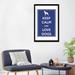 Winston Porter Keep Calm & Love Dogs Graphic Art on Canvas in Black/Blue/Indigo | 32" H x 24" W x 1" D | Wayfair 0CBEBBA65DC44135B1C97D4533ABD41E