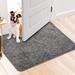 Latitude Run® Non-Slip Indoor Doormat Synthetics in Black | 35 H x 24 W in | Wayfair 705C0612D67B4CA499FC1B7D700F4D77