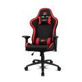 DRIFT GAMING Chair DR110 -DR110BR - Gaming Chair, hochdichter Stoff, 4D-Armlehnen, geräuscharme Rollen, Klasse 4 Kolben, Neigung, Nacken-/Lendenwirbelkissen, schwarz/rot