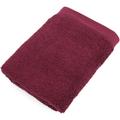 Linnea - Serviette de toilette pure - Rouge Bordeaux