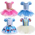 Robe de Ballet ronde Yuan pour filles TUTU fantaisie Elsa Anna Belle Alice vêtements colorés
