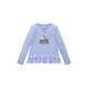 TOM TAILOR Mädchen Kinder Langarmshirt mit Print 1032955, Lila, 128-134