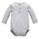 Pinokio Baby - Jungen Bodysuit Long Sleeve Polo Wooven Pinokio Underwear, Grey Charlie, 68 EU