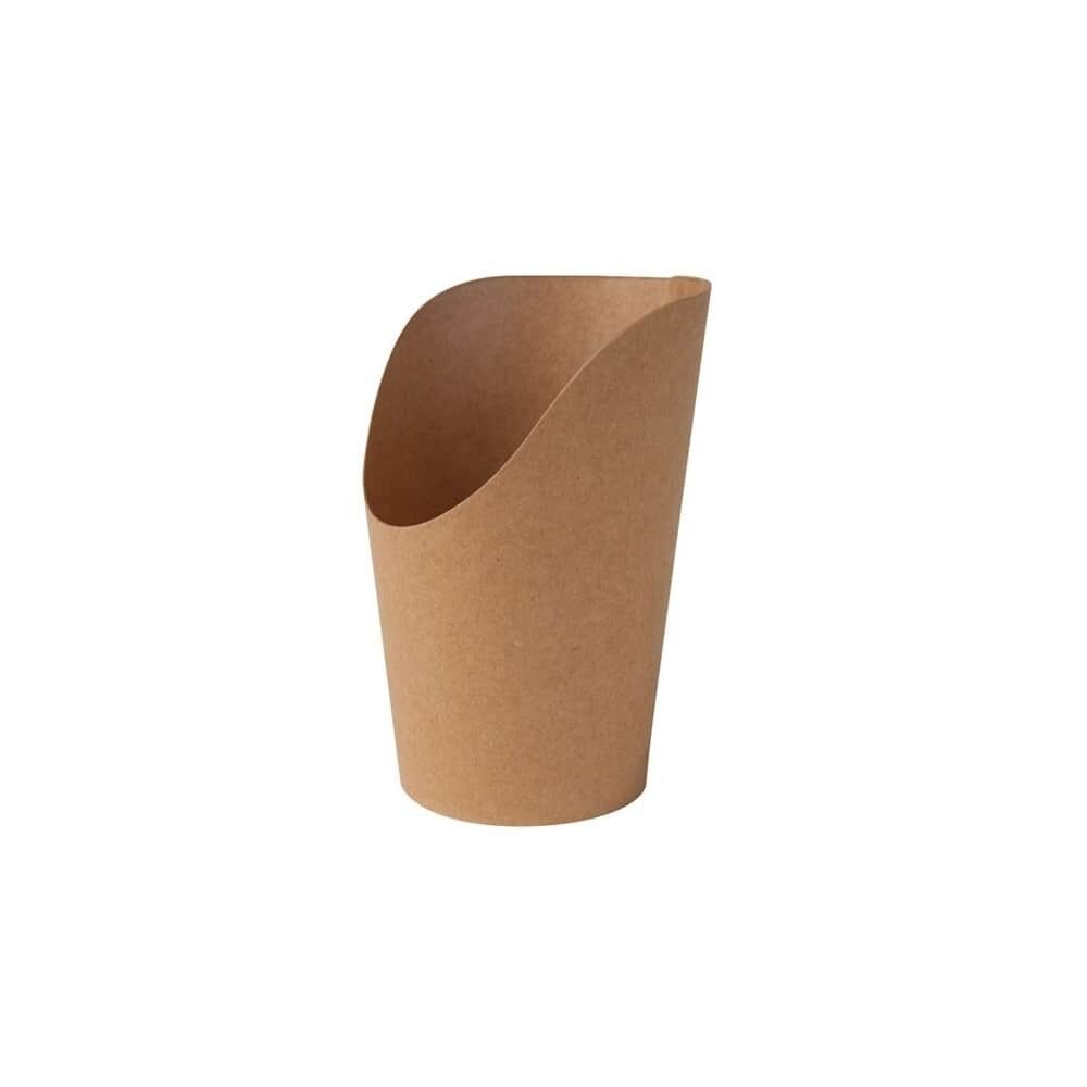 greenbox - Wrapbecher aus Karton 300 ml, braun, PLA-beschichtet, 1000 St. Image