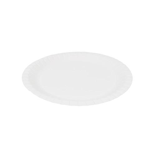 Pappteller Ø 23 cm, weiß, rund