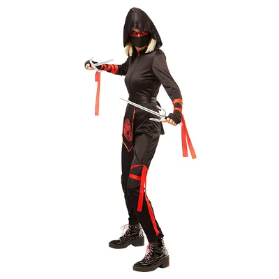 Overall Ninja für Damen, schwarz/rot Image