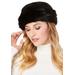 Women's Faux Fur Hat by Accessories For All in Black