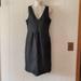 J. Crew Dresses | J.Crew V-Neck Black Cotton Sleeveless Dress Size 8 | Color: Black | Size: 8