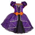 Disney Store Official Minnie Mouse Witch Costume for Kids, 1 Pc., Party Dressing Up Outfit, Glamour Purple Gown with Embellished Satin Bodice and Skirt - Size 3 Years