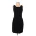 Betsy & Adam Casual Dress - Sheath Square Sleeveless: Black Dresses - Women's Size 3