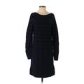 Banana Republic Casual Dress - Sweater Dress: Blue Dresses - Women's Size Small