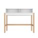 Bowery Desk in White and Oak - Manhattan Comfort 65-309AMC157