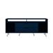 Rockefeller 62.99 TV Stand with Metal Legs and 2 Drawers in Tatiana Midnight Blue - Manhattan Comfort 65-130GMC4