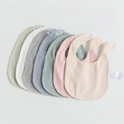 Bavoirs de lit en tissu éponge pour bébé plusieurs couleurs serviette de salive pour bébé