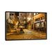 iCanvas 'Night Mood' by Sebastien Lory - Wrapped Canvas Photograph Print Canvas in Black/Green/Orange | 18 H x 26 W x 1.5 D in | Wayfair