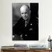 Winston Porter Political Dwight D. Eisenhower Portrait Photographic Print on Canvas Canvas/Metal in Black/White | 60 H x 40 W x 1.5 D in | Wayfair