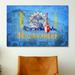 Winston Porter Milwaukee Flag by Miller Park - Graphic Art Print on Canvas Canvas/Metal in Blue/Red/Yellow | 40 H x 60 W x 1.5 D in | Wayfair