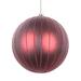 The Holiday Aisle® Matte Glitter Ball Ornament Plastic in Red | 4 H x 4 W x 4 D in | Wayfair 760EC3B55DEC4B73A90CBB340D4EFC0B