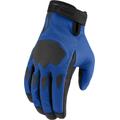 Icon Hooligan Motorrad Handschuhe, blau, Größe XL