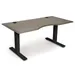 Copeland Furniture Invigo Ergonomic Sit-Stand Desk - 2648-RCU-EE-75-W-G-N-P-N-N-N