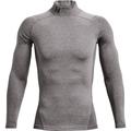 UNDER ARMOUR Herren Shirt UA CG ARMOUR COMP MOCK, Größe L in Grau