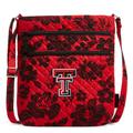 Vera Bradley Texas Tech Red Raiders Rain Garden Triple-Zip Hipster Crossbody Bag