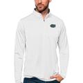 Men's Antigua White Florida Gators Tribute Quarter-Zip Top