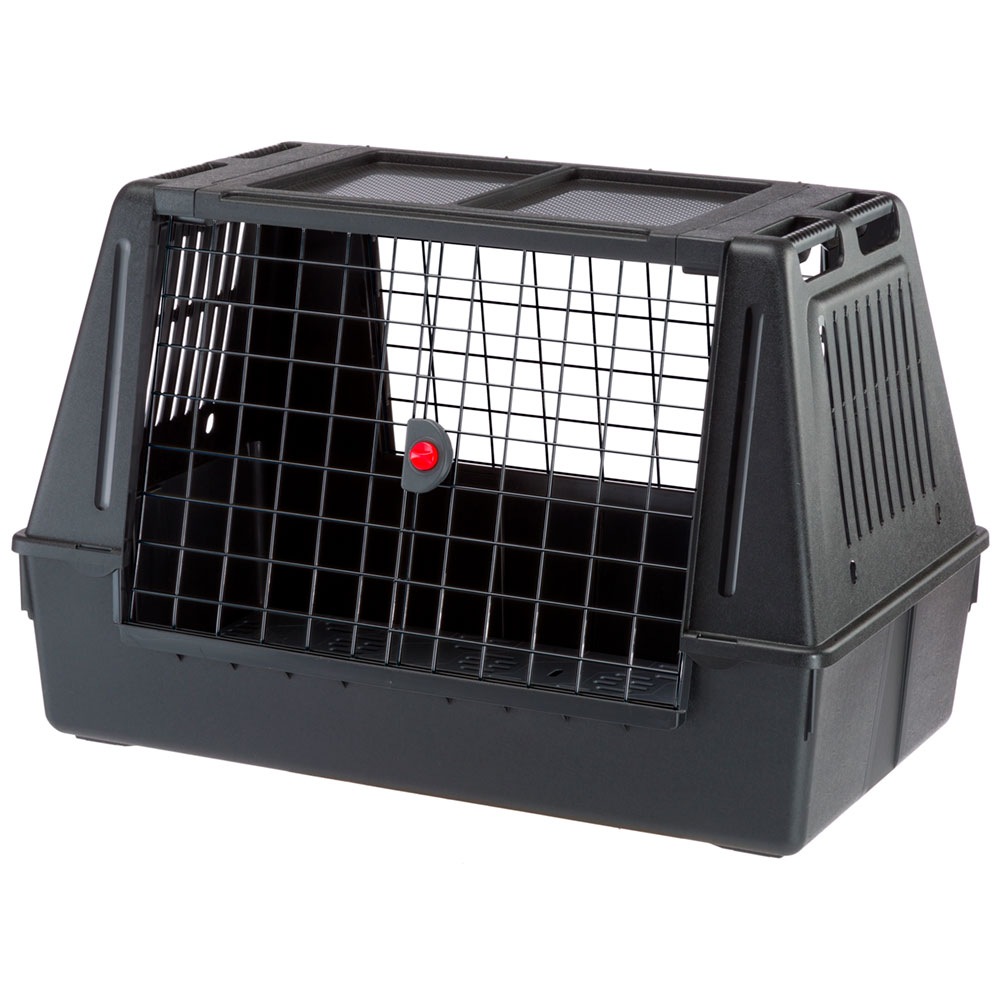 Cage de transport Ferplast Atlas Car Scenic : l 100 x P 60 x H 66 cm - pour chien