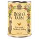 6x400g Rosie's Farm Adult poulet, dinde - Pâtée pour chien