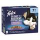 12x85g Felix "Aussi bon que beau" Senior sélection mixte - Pâtée pour chat