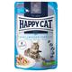 24x85g Happy Cat Meat en sauce truite d'eau de source - Pâtée pour chat
