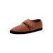 Men's Adjustable Fleece Slippers by KingSize in Dark Mocha (Size 16 M)