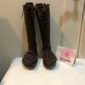 Gucci Shoes | Gucci Lace Up Boots | Color: Brown | Size: 35.5eu